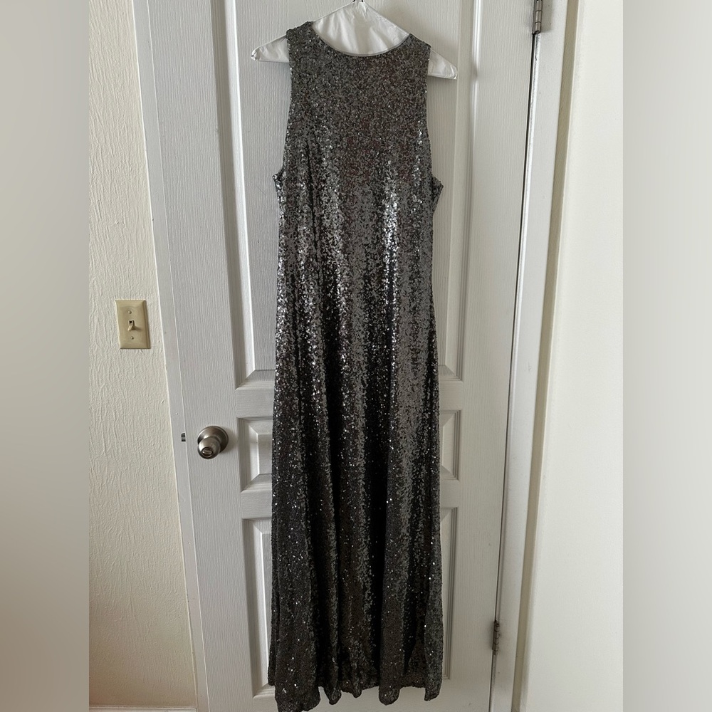Revelry Charcoal Gray Bridesmaid Dress Size 18